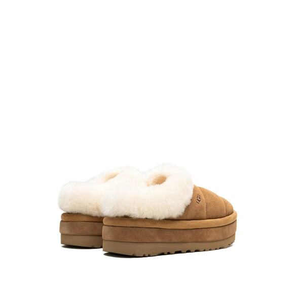 Ugg Women's Tazzlita Shearling-Lined Slippers - 7 Chestnut - Picture 4 of 6